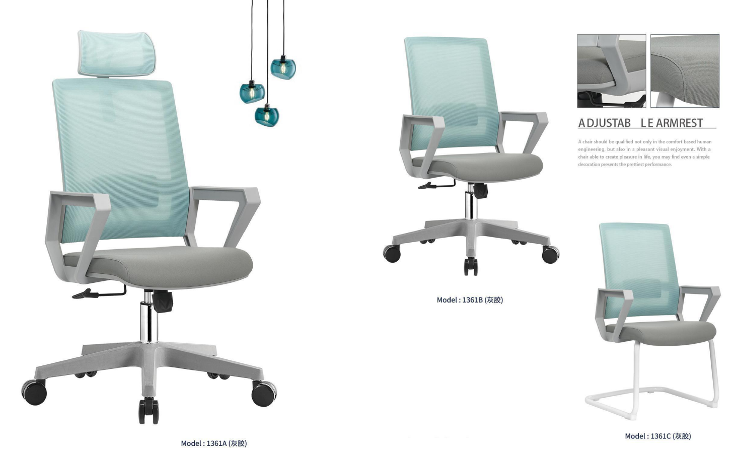 Moderner Mesh-Stuhl für Mitarbeiter 